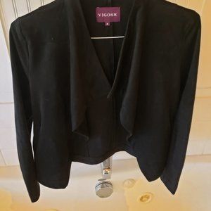 Vigoss Size Small Faux Suede Jacket